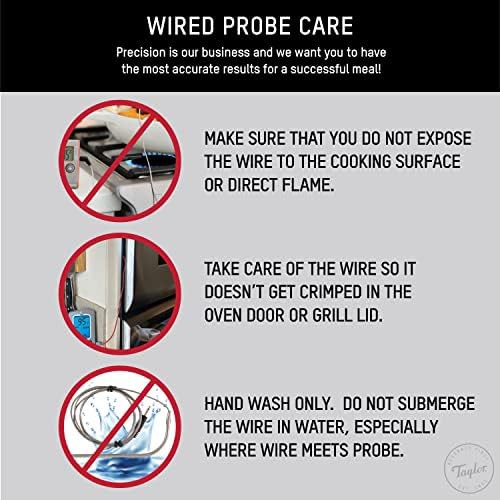 Gray wired timer probe meat thermometer — photo 5