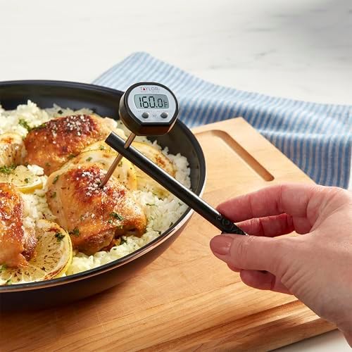 Stainless dot matrix digital food thermometer — photo 3