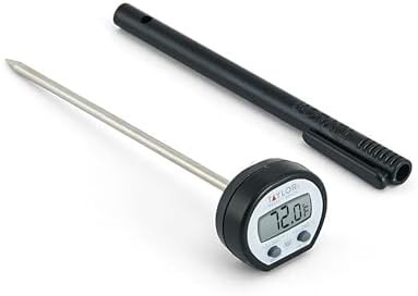 Stainless dot matrix digital food thermometer — photo 4