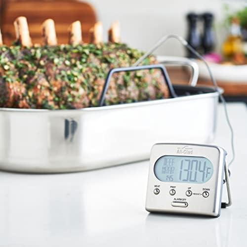 Stainless Steel Oven Probe Thermometer with Alarm — photo 4