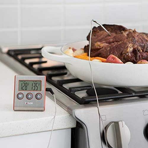 Silver stainless housing roasting meat thermometer — photo 5