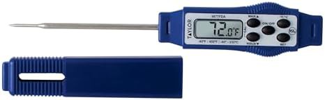 Grey waterproof pen digital meat thermometer