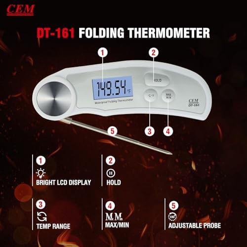 Professional waterproof instant read meat thermometer — photo 5