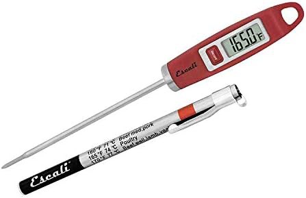 Red Gourmet Digital Thermometer with Long Probe
