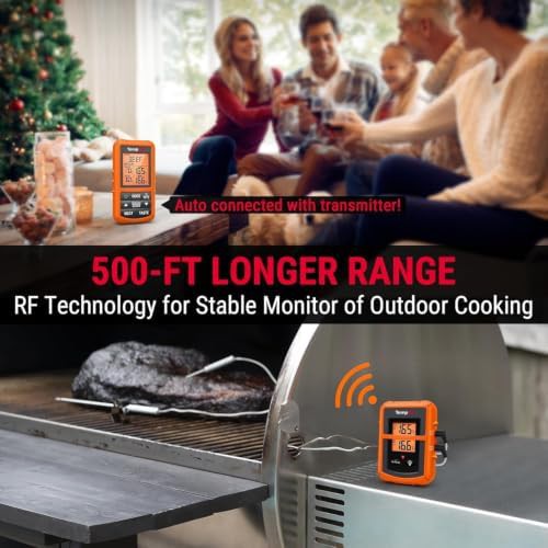 Digital remote wireless thermometer for grilling — photo 3