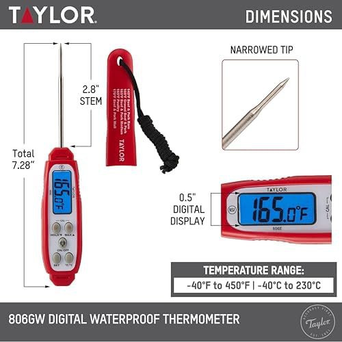 Digital waterproof backlight meat thermometer — photo 3