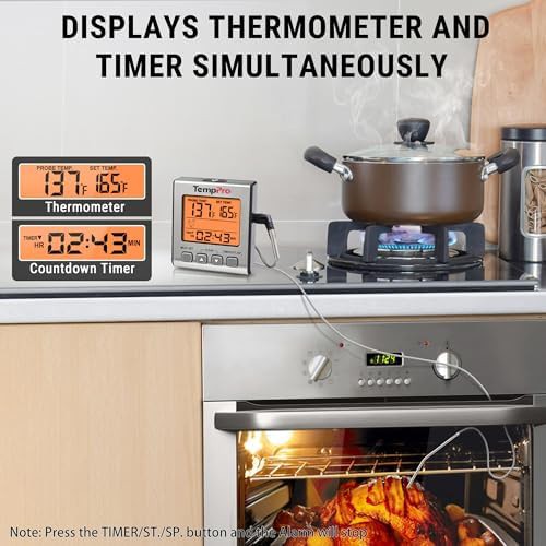 TempTrack digital meat thermometer for grilling — photo 3