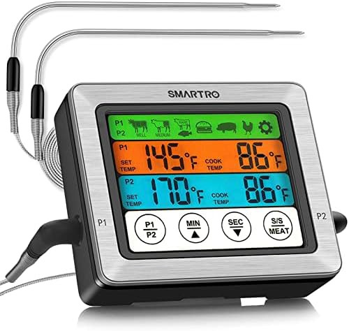 Dual Probe Digital Thermometer with Backlight