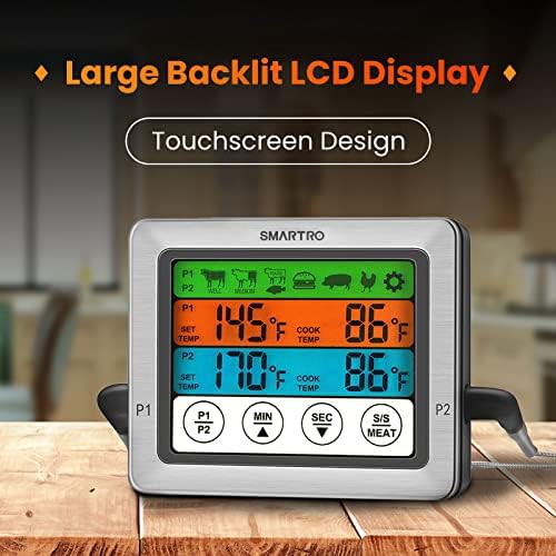 Dual Probe Digital Thermometer with Backlight — photo 4