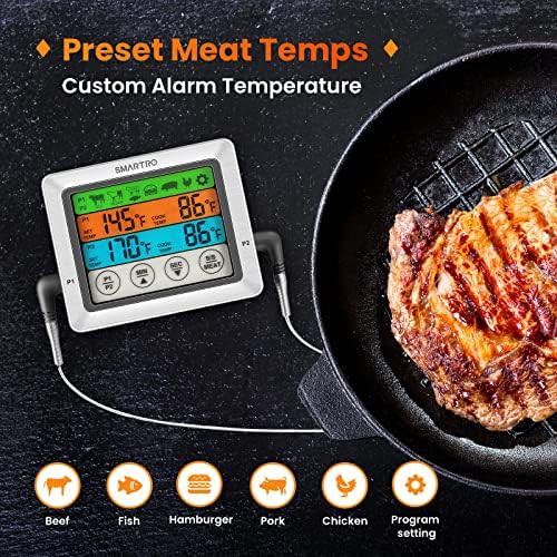 Dual Probe Digital Thermometer with Backlight — photo 5