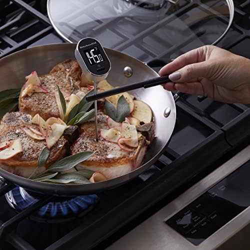 Black backlight digital instant read thermometer — photo 4