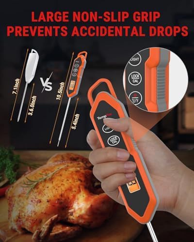 TempSwift waterproof instant read long probe thermometer — photo 3