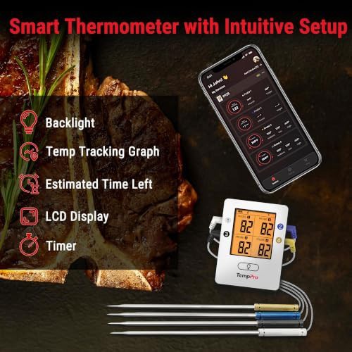TempSync Bluetooth rechargeable four probe thermometer — photo 5