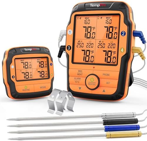 TempSync wireless remote four probe thermometer