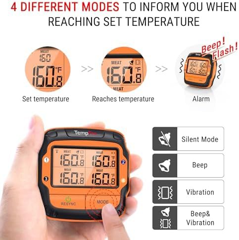 TempSync wireless remote four probe thermometer — photo 5