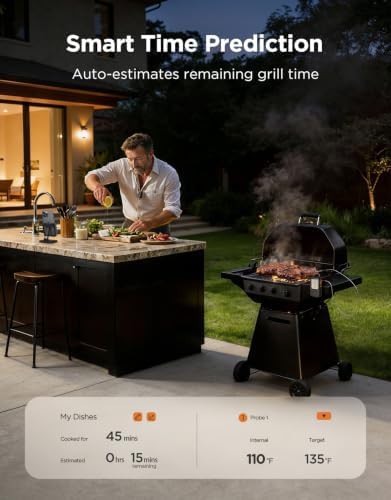 Bluetooth grill alarm digital meat thermometer — photo 4