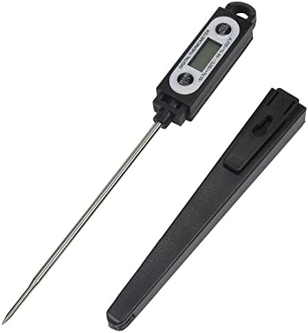 Black grill ten inch instant thermometer