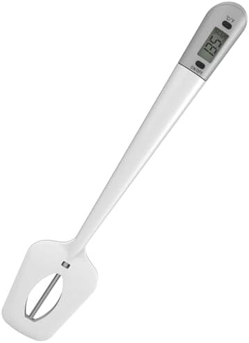 White Digital Spatula Thermometer for Sauces