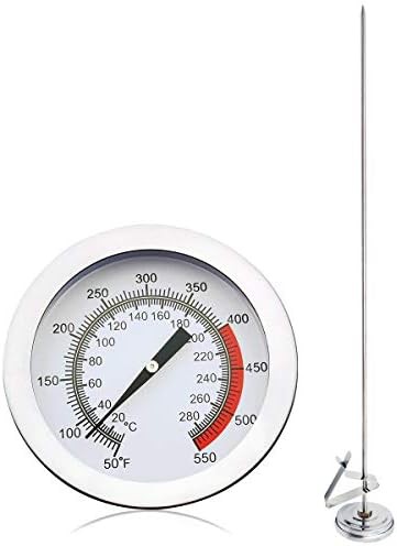 Professional Analog Pot Fryer Thermometer 15 in