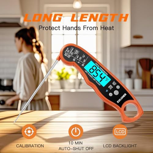 Digital instant read foldable food thermometer — photo 5
