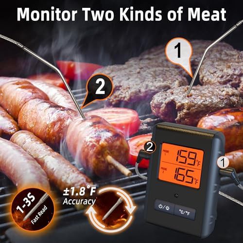 Wireless remote dual probe meat thermometer — photo 3