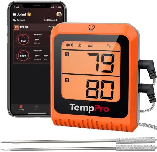 TempSync Bluetooth dual probe grill thermometer