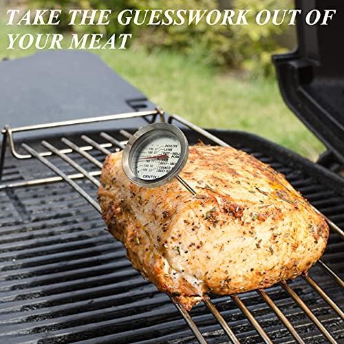 Two piece silver stainless steel oven safe thermometers — photo 5