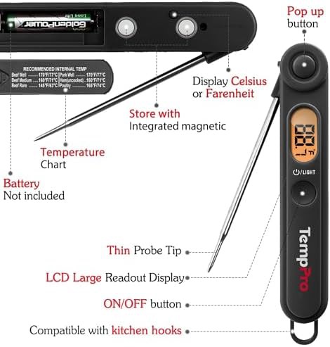 TempSwift digital meat thermometer with temperature indicator — photo 4