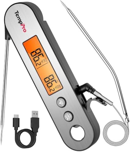 TempSwift rechargeable digital foldable grill thermometer