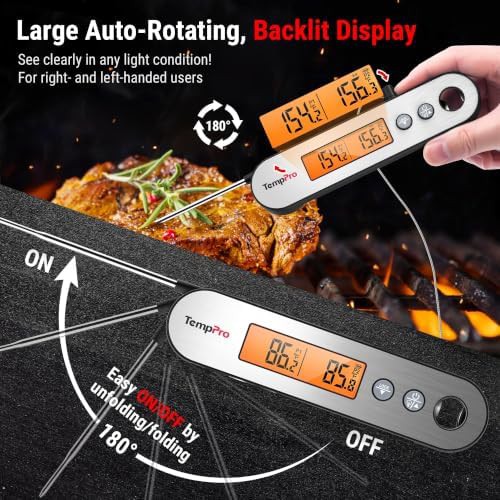 TempSwift rechargeable digital foldable grill thermometer — photo 5