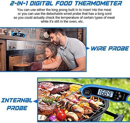 Digital Dual Probe Thermometer with Alarm — photo 3