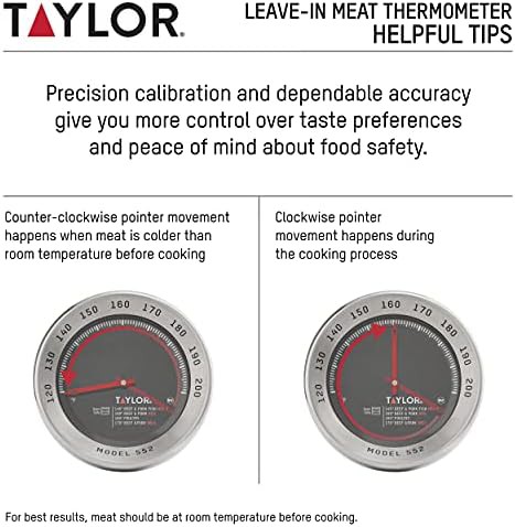Black professional leave in meat thermometer — photo 4