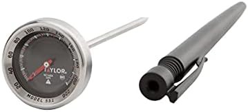 Analog NSF stainless steel dial gauge thermometer