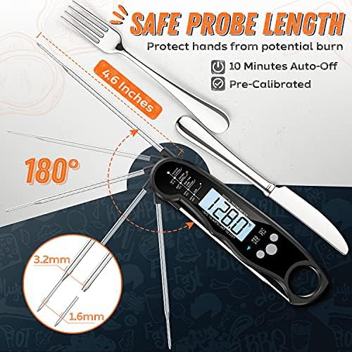 Foldable Waterproof Digital Grill Thermometer — photo 4