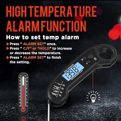 Instant read digital meat thermometer for cooking — photo 4