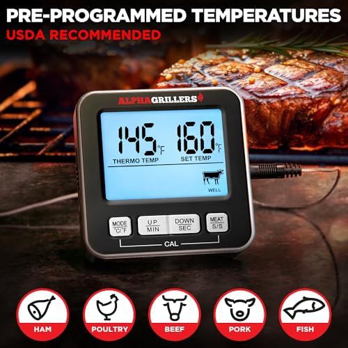 Professional Wired Probe Grill Thermometer — photo 3