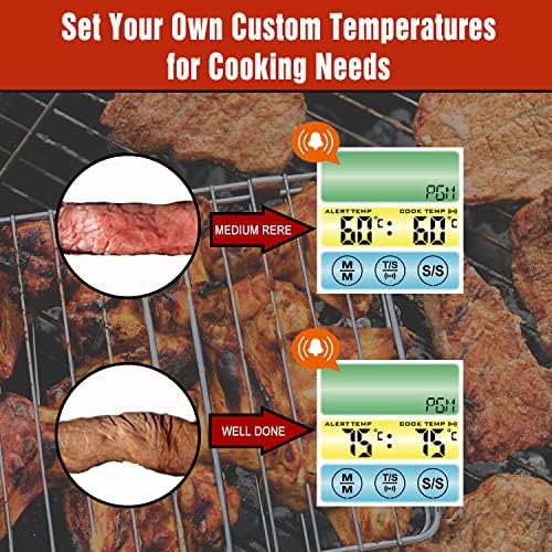 Touchscreen backlight instant read smoker thermometer — photo 4