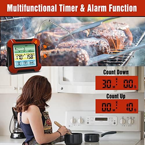 Touchscreen backlight instant read smoker thermometer — photo 5