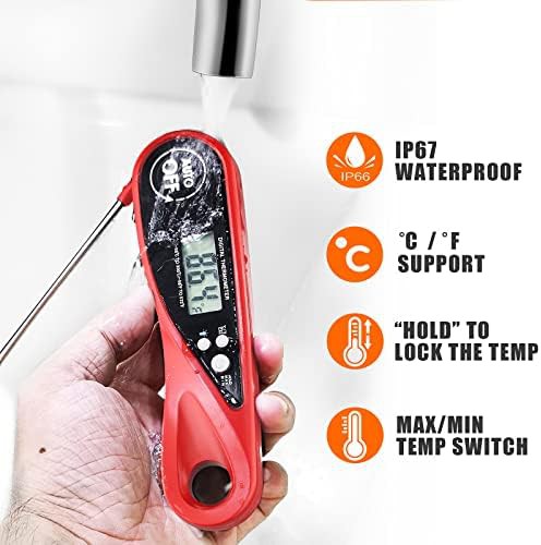 Waterproof Digital Thermometer with Foldable Probe — photo 4