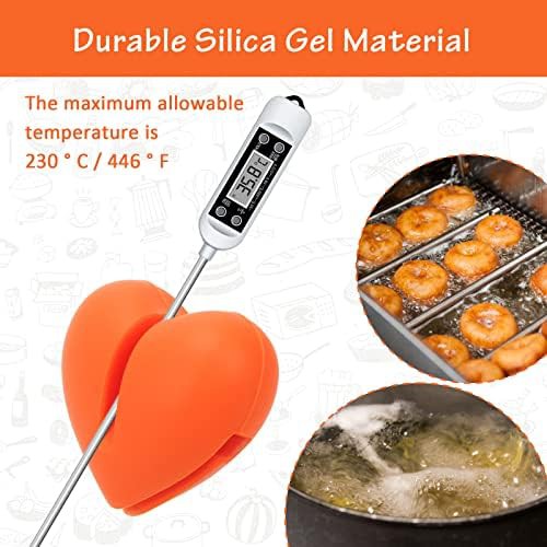 Stainless steel candy thermometer pot clip holder — photo 3
