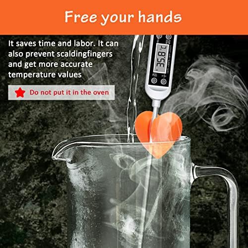 Stainless steel candy thermometer pot clip holder — photo 5