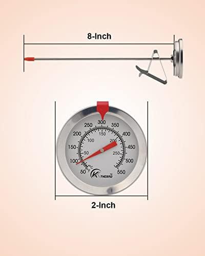 Stainless Steel Stem Candy and Oil Thermometer — photo 5