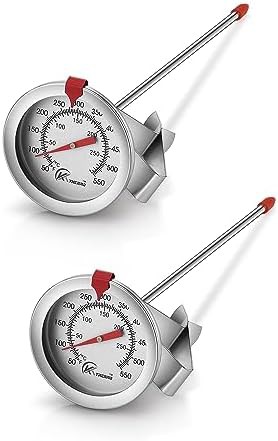 Two Pack Deep Fry and Candy Thermometers