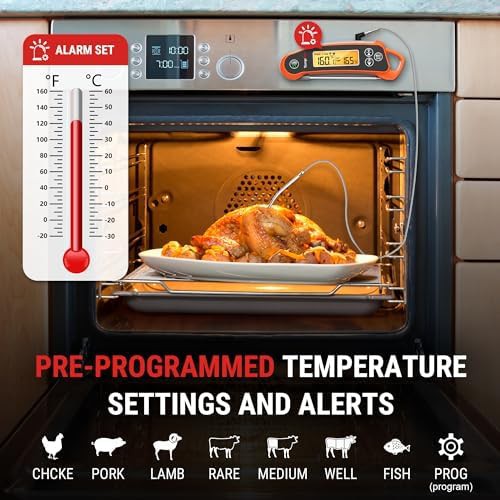 TempSwift dual probe digital meat thermometer with alarm — photo 4
