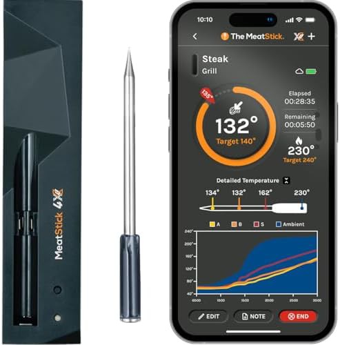 Extended Range Smart Wireless Grill Probe