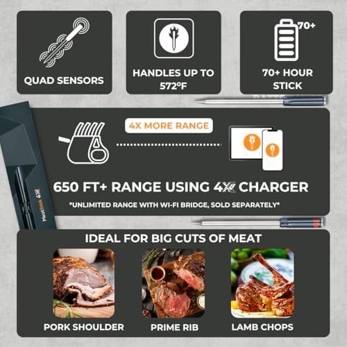 Extended Range Smart Wireless Grill Probe — photo 4