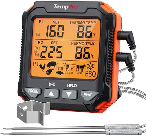 TempTrack digital dual probe alarm thermometer
