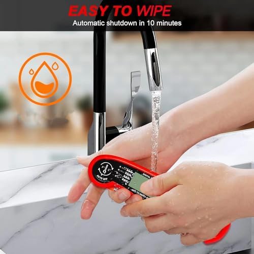 Digital foldable magnetic backlight instant thermometer — photo 4