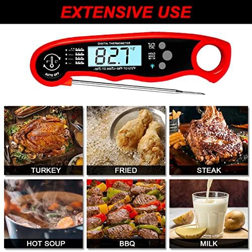 Digital foldable magnetic backlight instant thermometer — photo 5