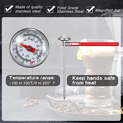 Twelve piece red dial kitchen thermometer — photo 3